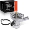 A-Premium Upgraded Aluminum Engine Coolant Thermostat Housing Assembly
