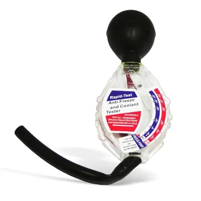 ABN Deluxe Antifreeze and Coolant Tester Hydrometer Tester – Automotive Antifreeze Tester for Ethylene Glycol Coolant