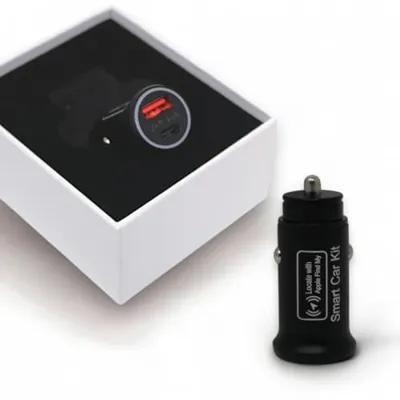AccuGPS Dual Car Charger, Smart Car Kit AP200. Mobile Locator, Compatible with iOS, USB C 2-in-1 Car Charger, Smartphone Ignition Dual Fast Charging Intelligent Anti-Skid Device