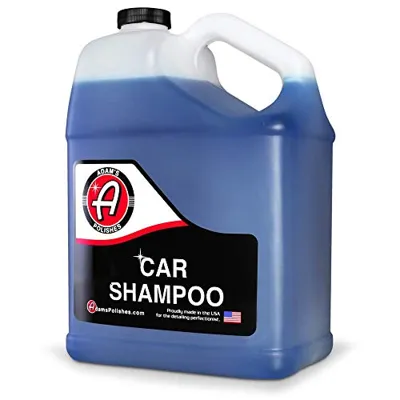 Adam's Car Wash Shampoo (Gallon) - pH Best Car Wash Soap For Snow Foam Cannon or Gun For Pressure Washer & 5 Gallon Bucket, Powerful Safe Spot Free Cleaning Liquid Auto Detergent