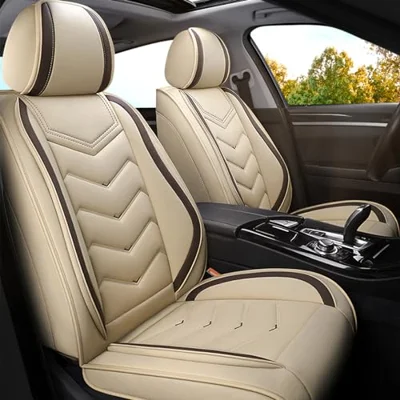 ADERN Car Seat Covers for Lincoln Navigator 2000-2026, Premium Nappa Leather Car Seat Cover, Stylish Sport Seat Covers， Automobile Seat Cover Sets.(St