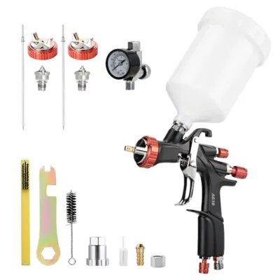 AEROPRO TOOLS R500 LVLP Air Spray Gun with 1.3/1.5/1.7mm Nozzles ...