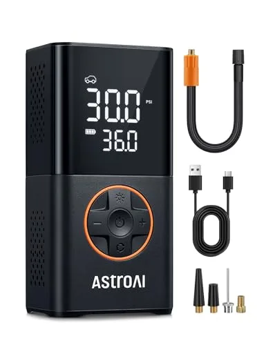 Astroai L7 Tire Inflator Portable Air Compressor Cordless Bike Pump