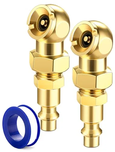Lumiteco 2-pack Ball Foot Air Chuck Set