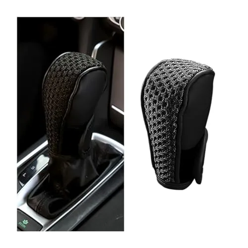 Bittwee Car Gear Shifting Knob Cover, Anti-Slip Anti-Scratch Automotive Shift Knob Gear Handle Stick Protector Cover, Vehicle Interior Decoration Accessories for SUV, Truck, RV