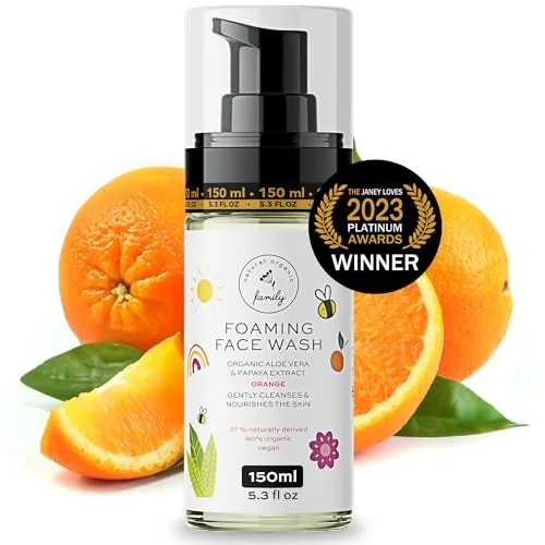 The Natural And Organic Family Kids Foaming Face Wash