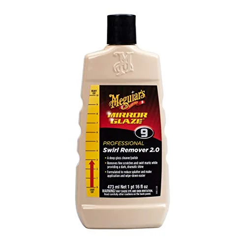 Meguiar's Professional Swirl Remover M0916 – Remove Swirls & Scratches and Restore Shine & Gloss, Professional Results by Hand or Machine – Pro Grade Paint Cleaner, 16 Oz (Packaging May Vary)