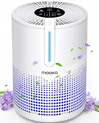Air Purifiers for Bedroom Home 430 Sq.Ft, MOOKA H13 HEPA ...