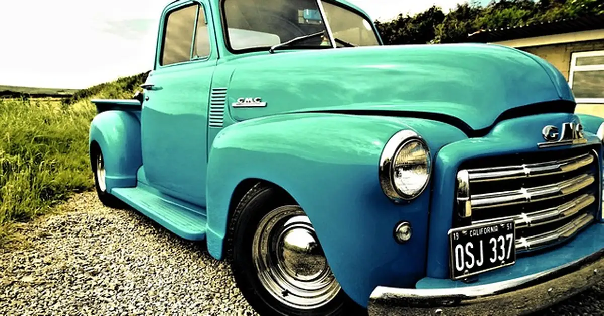 Classic American-made pickup truck