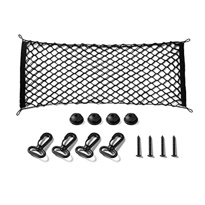 Amiss Cargo Net Stretchable, Car Exterior Accessories, Adjustable Elastic Trunk Storage Ne