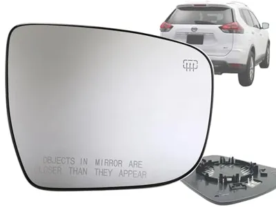 APA Replacement Mirror Glass for 2014-2020 ROGUE 2015-2021 MURANO 2017-2020 PATHFINDER Power Heated Passenger Right Side 963654BA1A NI1325120