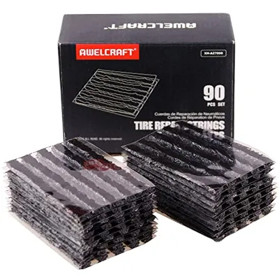 AWELCRAFT Tire Repair Strings 90pcs 4