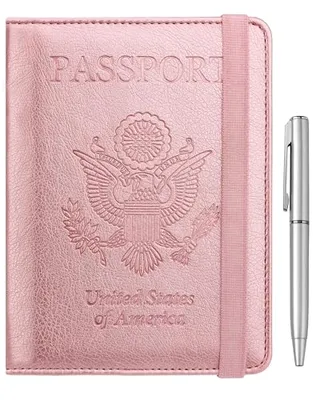 WALNEW RFID passport holder that fits an International Driving Permit