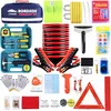 142 PCS Emergency Roadside Kit for Car ,Safety Car Kit with Jumper Cables