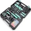 Amazon Basics 142-Piece Household Tool Kit for Home Repair, Hand Tools with Storage Case, 13.39 x 9.