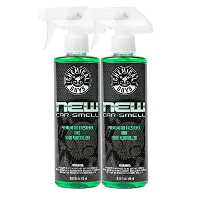 Chemical Guys, New Car Smell Air Freshener & Odor Neutralizer Spray, 2-Pack