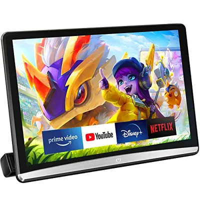Seventour 15.6 inch headrest monitor portable car TV rear entertainment system