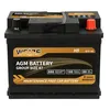 Weize Platinum AGM Battery BCI Group 47-12v 60ah H5 Size 47 Automotive Battery, 100RC, 680CCA, 36 Mo