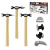 C&T Auto Body Repair Tool Kit,7 Piece,Car Body Repair Tool Kit, Carbon Steel Dolly and Hammer Dent B