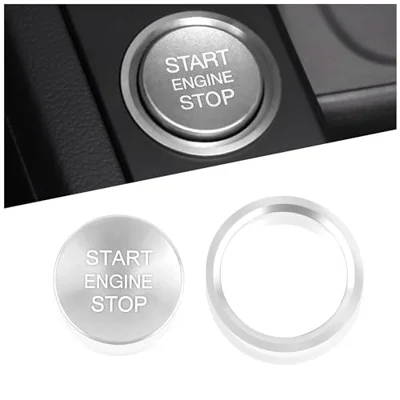 Car Push Start Button Cover Compatible with Audi