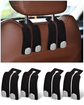 CoBak Leather and Aluminum-Magnesium Purse Hook 2-Pack