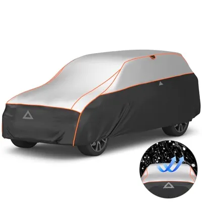 Favoto Hail Protector Car Cover Waterproof SUV Car Cover, Car Cover Hail Protection Padded, Vehicle Hail Blanket, Durable All-Weather Protection for Sedan, SUV, MPV & Hatchback (Sedan)