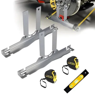 Front End Toe Alignment Gauge Tool, Adjustable for Use On Any Car