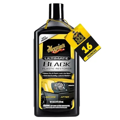 Meguiars Ultimate Black Plastic Restorer bottle