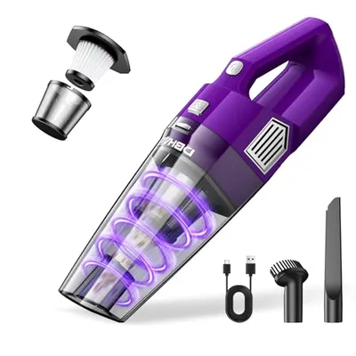DBHAL Handheld Vacuum Cordless Rechargeable, Hand Held Car Vacuum Cleaner