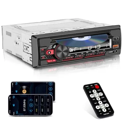 Single Bluetooth CD/DVD Car Stereo Receiver