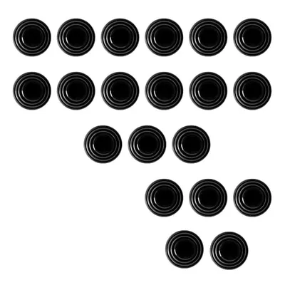 CouTunp 20PCS Car Door Shock Absorber Pad, Silicone Auto Buffer Sound Insulation Pad, Self Adhesive  Self Adhesive Door Edge Guard Bump