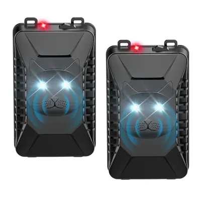 Ultrasonic Rodent Squirrels Pest Repellent for Car, 2 Pack Battery Powered