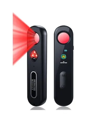 7-in-1 hidden camera and anti-spy finder with 6 detection modes