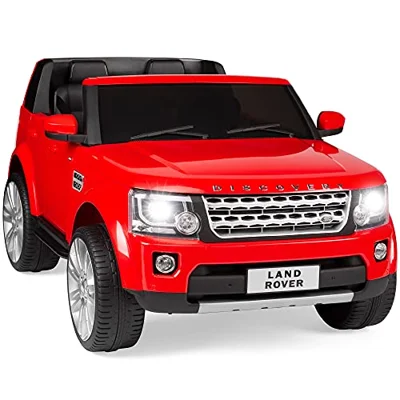 Best Choice Products 12V 3.7 MPH 2-Seater Licensed Land Rover Ride On Car Toy with Parent Remote Control, MP3 Player, Red