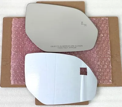 Blind Spot Mirror Glass with Full Size Adhesive for 2018-2024 Volkswagen Atlas Passenger Side View Right RH