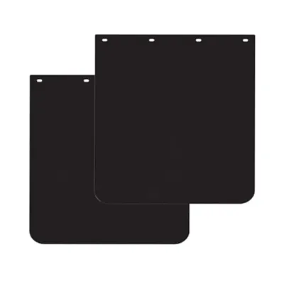 BST BSSP Pair Universal 24"x 24" Mud Flaps for Semi Truck Heavy Duty Polymer Mudflaps Mudguards Splash Guard for Commercial Truck Trailer Tractors Freightliner Kenworth Peterbilt