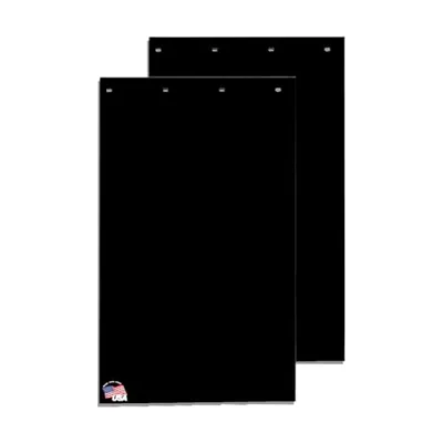 Buyers Products RC36PPB Black Polymer Mud Flaps, 24x36 Inch, Super Durable, Cold Weather Resistant, Impact Resistant Splash Guards for Trucks, Semi Trucks & Trailers, Mud Flaps are NOT Rubber, 2 Pack