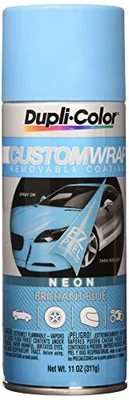 Dupli-Color ECWRC8630 Custom Wrap Neon Removable Automotive Paint - Brilliant Blue ...