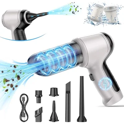 IHE Car Vacuum Cleaner, 15000Pa Handheld Cordless Rechargeable Vacuum, 120W High ...