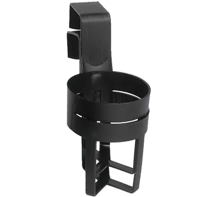 Custom Accessories Small Car Door Cup Holders, Black, 2-Pack