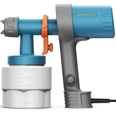 Tilswall Paint Sprayer, Shark 600 Ultra-Light HVLP Electric Spray Paint Gun