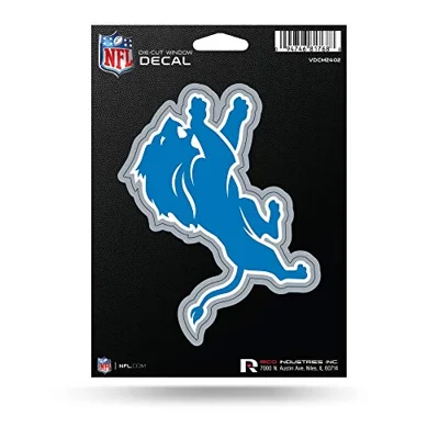 Rico Industries NFL Detroit Lions Die Cut Vinyl Decal