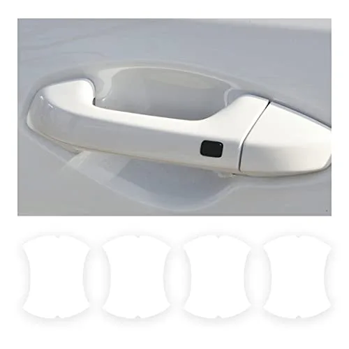 4pcs Carbon Fiber Car Door Handle Protectors