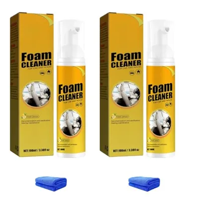 Car Foam Cleaner,Foam Cleaner for Car, Multi-Purpose Foam Cleaner, All Purpose Cleaner, Car Interior Foam Cleaner, Upholstery Cleaner for Car Seats, Interior Car Cleaner