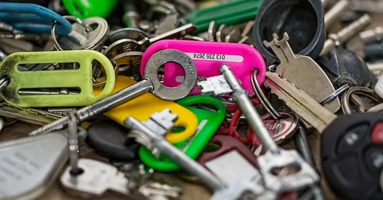 Set of car keys for theft prevention guide