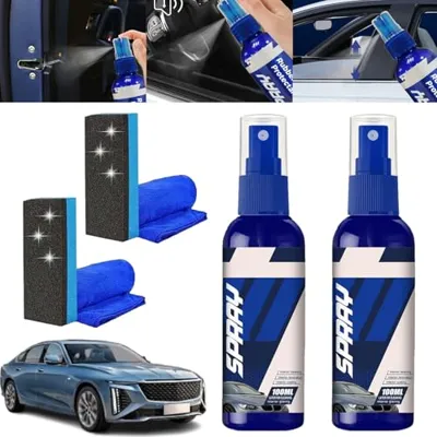Car Rubber Seal Protectant, Windowtrack Lubricant, Protects&Conditions Seals on Doors, Windows, Hoods, Trunks, Rejuvenates Color & Flexibility of Old&Dry Seals, Weatherproofing&UV Protection (2Pcs)