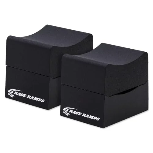 Race Ramps Two-Piece Foam Wheel Cribs, Tires to 12 in, 12 in H, Set of 2
