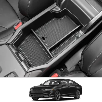 CDEFG 2023 2024 2025 Accord Center Console Accessory Organizer for 2023-2025 Honda Accord Sport EX-L L Touring LX EX Middle Console Tray Armrest Storage Box