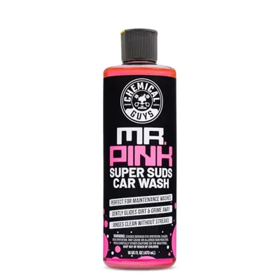 Chemical Guys CWS_402_16 Mr. Pink Foaming Car Wash Soap (Works with Foam Cannons, Foam Guns or Bucket Washes) Safe for Cars, Trucks, Motorcycles, RVs & More, 16 fl oz, Candy Scent