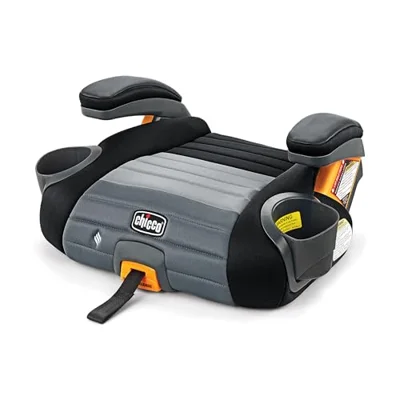 Chicco GoFit ClearTex Plus Backless Booster Car Seat with LATCH Attachment, 40-110 lbs
